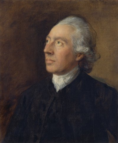Pastor Humphry Gainsborough, mellan 1770 och 1774. av Thomas Gainsborough