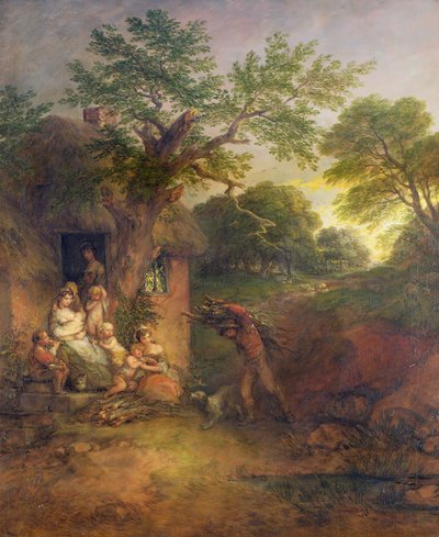 Vedhuggarhemmet, c.1780 av Thomas Gainsborough