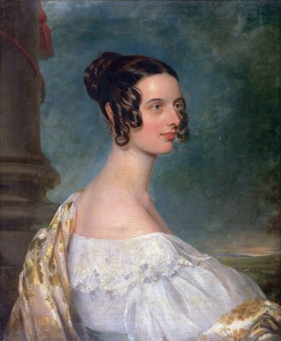 Catherine Gandy, född Hyde, ca 1837-38 av Thomas Gandy