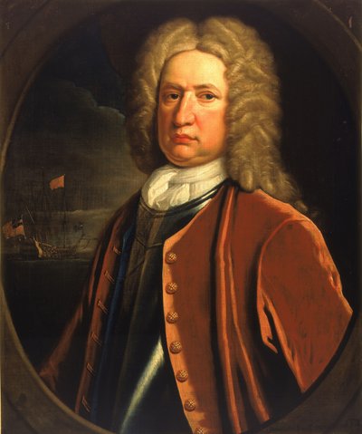 Amiral Sir Charles Wager (1666-1743) av Thomas Gibson