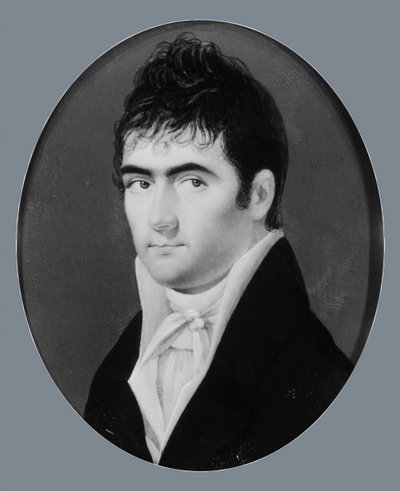 Självporträtt, ca. 1805. av Thomas Gimbrede