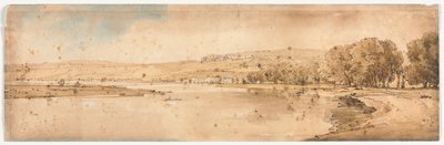 Ett urval av tjugo av de mest pittoreska vyerna i Paris, 1802. av Thomas Girtin