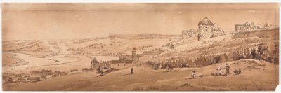 Ett urval av tjugo av de mest pittoreska vyerna i Paris, 1802. av Thomas Girtin