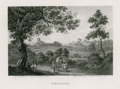 Utsikt över Woolwich av Thomas Girtin