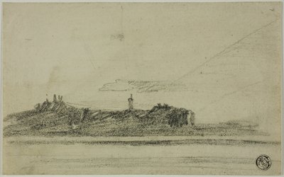 Slott på stranden av Thomas Girtin