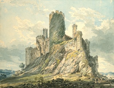 Conway Castle, c1793 av Thomas Girtin