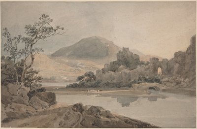 Conwy Castle, norra Wales av Thomas Girtin