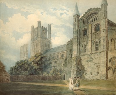 Ely-katedralen, sent 1700-tal av Thomas Girtin