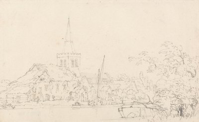 Great Marlow Church, Buckinghamshire av Thomas Girtin