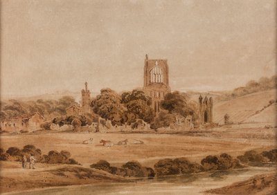 Kirkstall Abbey av Thomas Girtin