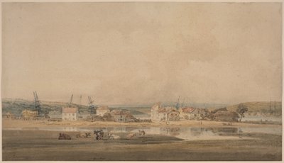 By vid en flodmynning i Devon av Thomas Girtin