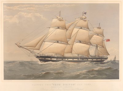 Clipperfartyget True Briton 1100 ton, av Thomas Goldsworth Dutton