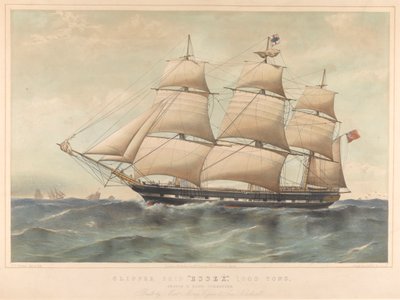 Clipperfartyget "Essex av Thomas Goldsworth Dutton