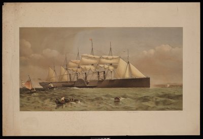 Ångfartyget Great Eastern av Thomas Goldsworth Dutton