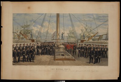 Den kungliga flottan. Tillägnad amiral Sir Thomas Sabrine Pasley... från H.M.S. The Royal Oak av Thomas Goldsworth Dutton