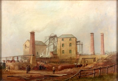 Hartley Colliery efter katastrofen, 1869 av Thomas H. Hair
