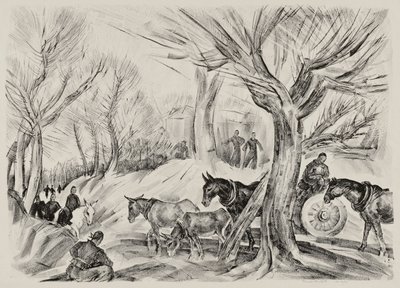 Landskap med figurer av Thomas Handforth