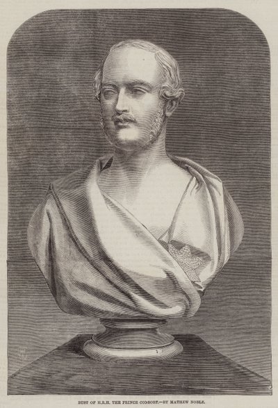 Byst av HKH prinsgemalen, av Mathew Noble av Thomas Harrington Wilson