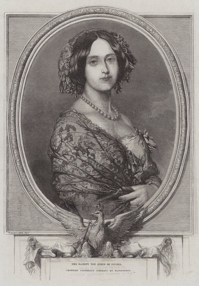 Hennes Majestät Drottningen av Preussen, krönt i går fredag i Königsberg av Thomas Harrington Wilson
