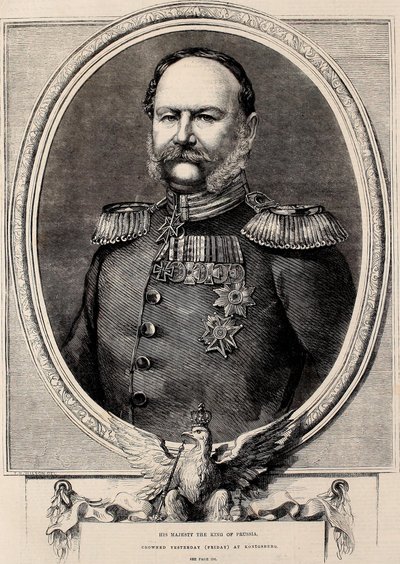 Hans Majestät Konungen av Preussen, kröntes igår (fredag) i Konigsberg av Thomas Harrington Wilson