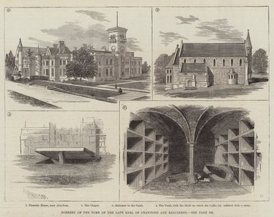Rån av den bortgångne jarlen av Crawford och Balcarres grav av Thomas Harrington Wilson
