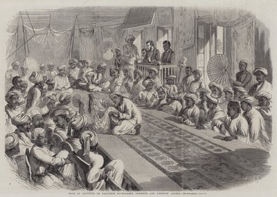 Försäljning på Calcutta av värdefulla regeringspresenter och Lucknow-juveler av Thomas Harrington Wilson
