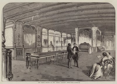 The Grand Saloon of the Great Eastern Steam-ship av Thomas Harrington Wilson