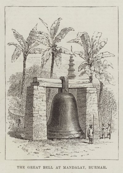 Den stora klockan i Mandalay, Burmah av Thomas Harrington Wilson