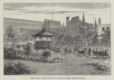 Den nya orkesterbyggnaden på Thames Embankment av Thomas Harrington Wilson