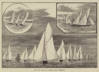 Royal Thames och New Thames Yacht Clubs matcher av Thomas Harrington Wilson