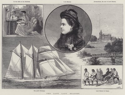 Den sena Lady Brassey av Thomas Harrington Wilson