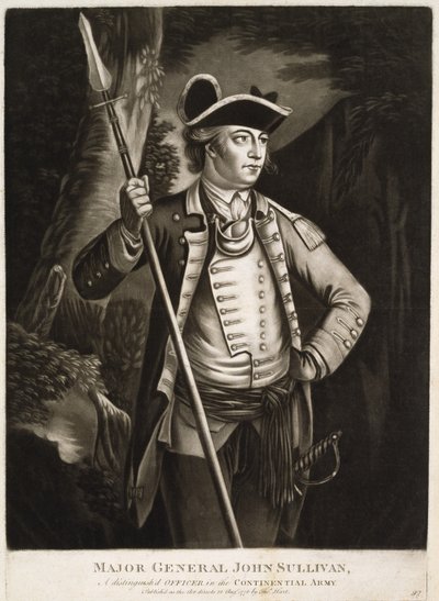 Generalmajor John Sullivan, en framstående officer i den kontinentala (sic) armén av Thomas Hart
