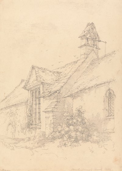 Brackenborough Church, Wiltshire av Thomas Hearne