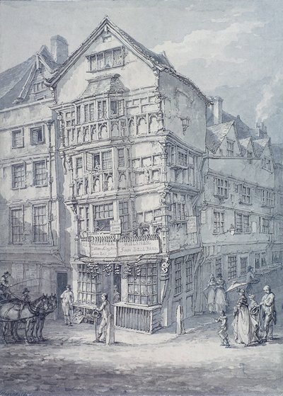 Chancery Lane, London, 1814 av Thomas Hearne