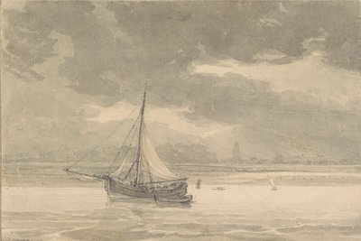 Themsen från Ship Inn, Greenwich av Thomas Hearne