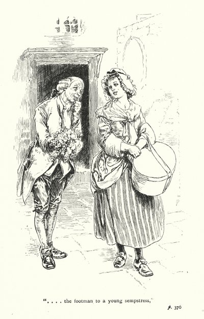 Illustration till A Sentimental Journey av Laurence Sterne (litografi) av Thomas Heath Robinson