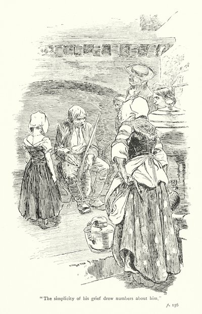 Illustration till A Sentimental Journey av Laurence Sterne (litografi) av Thomas Heath Robinson