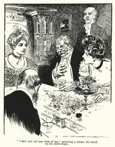 Professor förklarar sin uppfinning, tankeografen (lito) av Thomas Heath Robinson