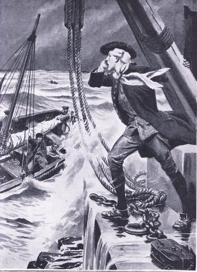För att lysa upp en väg till havet: Smeaton, illustration från "Cassell