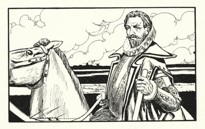 William den tystlåtne, en hjälte från Holland (litografi) av Thomas Heath Robinson