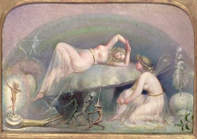Fe som vilar på en svamp, c.1860 av Thomas Heatherley