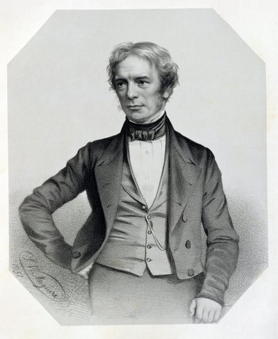 Michael Faraday (1791-1867) 1851 av Thomas Herbert Maguire