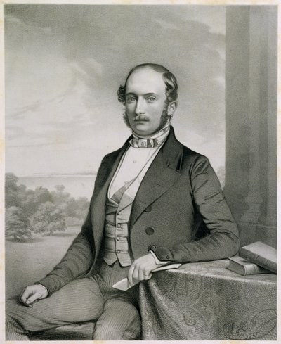 Prins Albert (1819-61), från "Portraits of Honorary Members of the Ipswich Museum", utgiven av George Ransome, 1851 (litografi). av Thomas Herbert Maguire