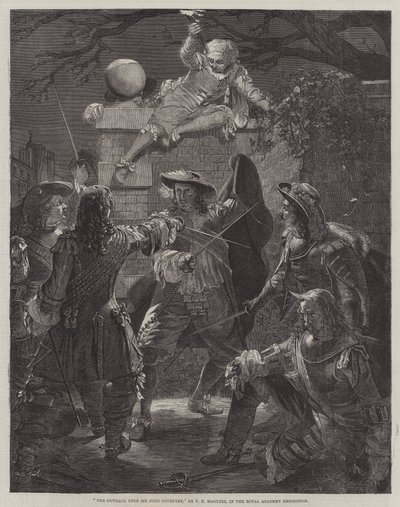Upprördheten över Sir John Coventry av Thomas Herbert Maguire