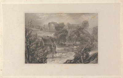 Egglestone Abbey, nära Barnard Castle av Thomas Higham