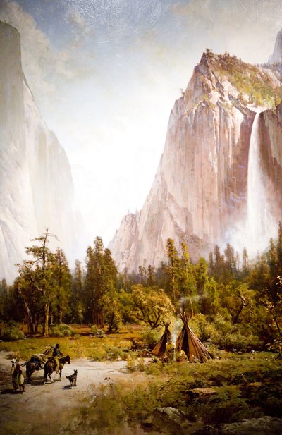 Yosemite Valley (El Capitan & Bridal Veil Falls) av Thomas Hill