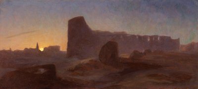 Utsikt över det romerska Colosseum vid solnedgången, Italien av Thomas Hiram Hotchkiss