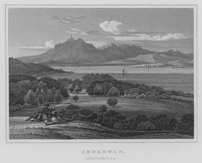 Ardgowan, Renfrewshire (gravyr) av Thomas Hosmer Shepherd