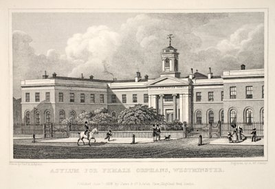 Asylum for Female Orphans, Westminster, från puben "London and it