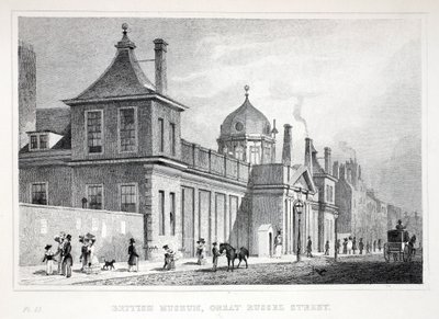 British Museum, Great Russell Street, från puben "London and it